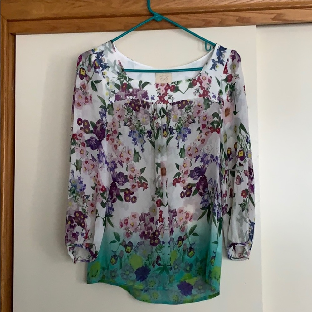 Floral layering top